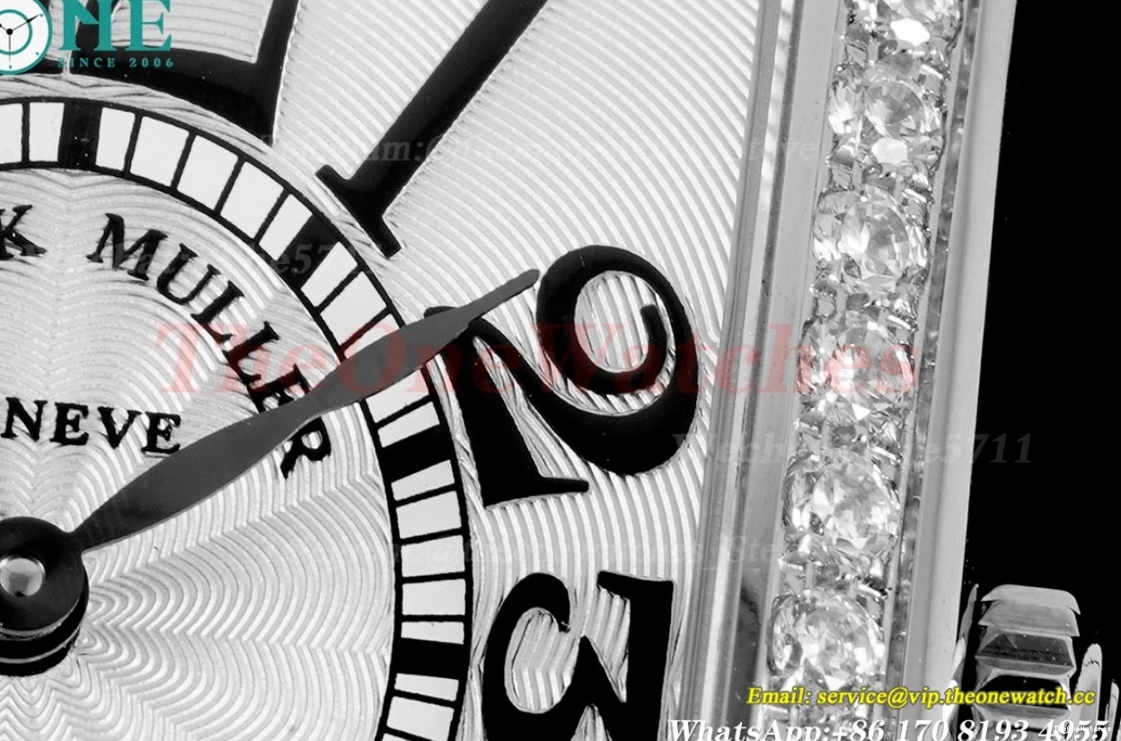 White LE Quartz Diamond Long APSF Island SS Ladies Bezel Dial 0109